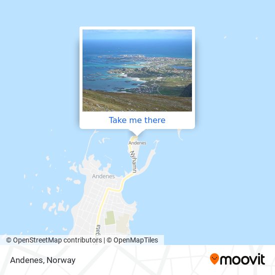 Andenes map