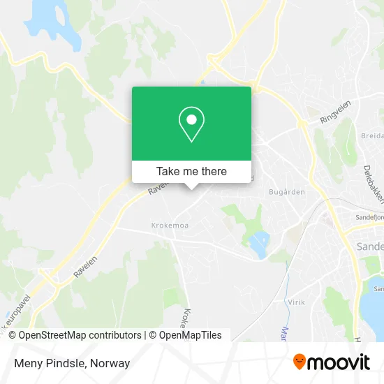 Meny Pindsle map