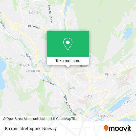 Bærum Idrettspark map
