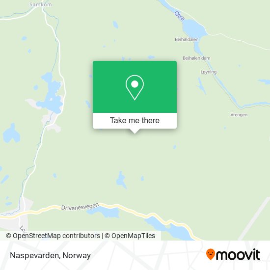 Naspevarden map