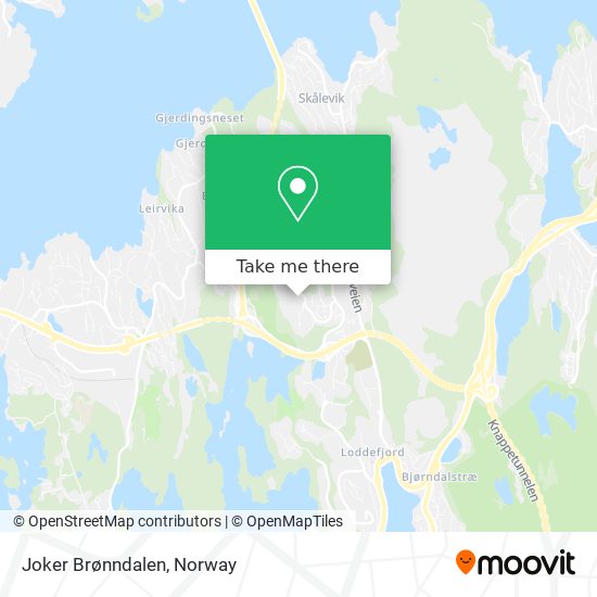 Joker Brønndalen map
