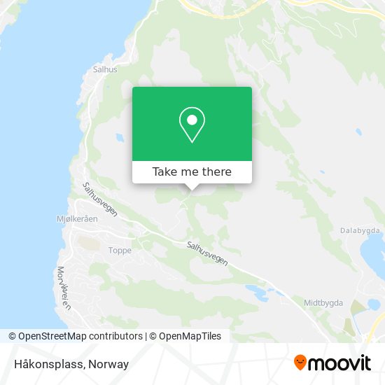 Håkonsplass map