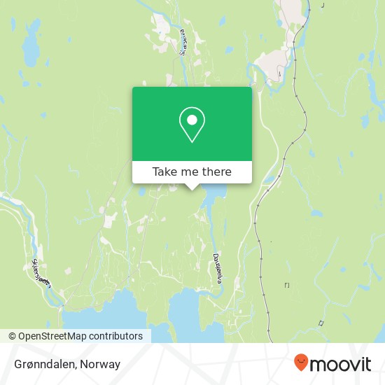 Grønndalen map