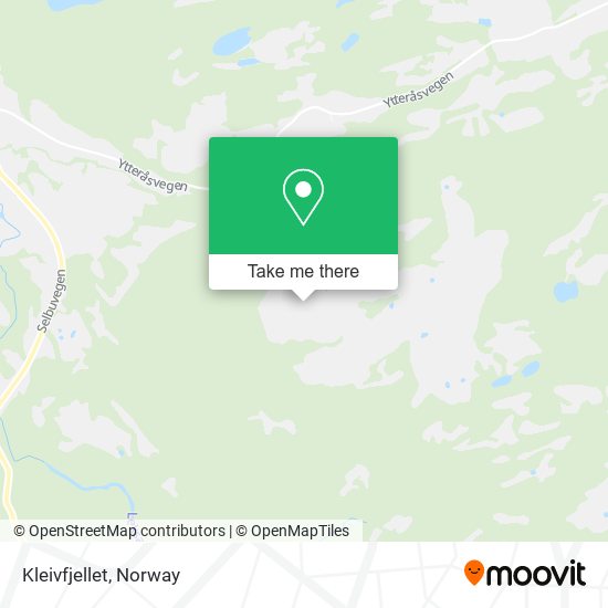 Kleivfjellet map