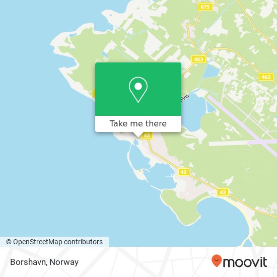 Borshavn map