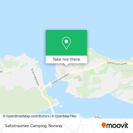 Saltstraumen Camping map