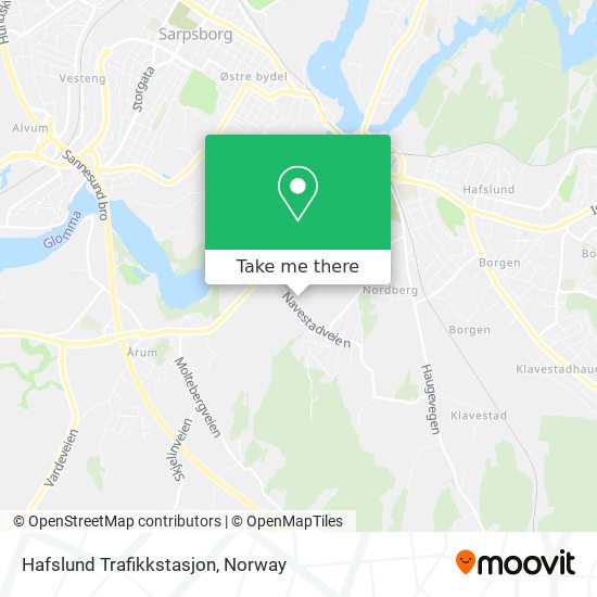 Hafslund Trafikkstasjon map