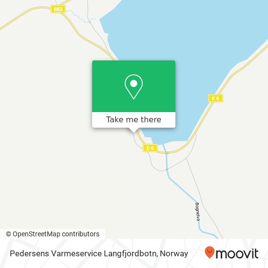 Pedersens Varmeservice Langfjordbotn map