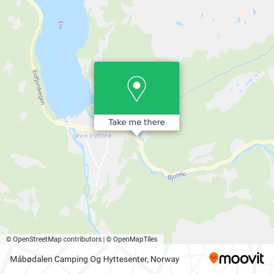Måbødalen Camping Og Hyttesenter map
