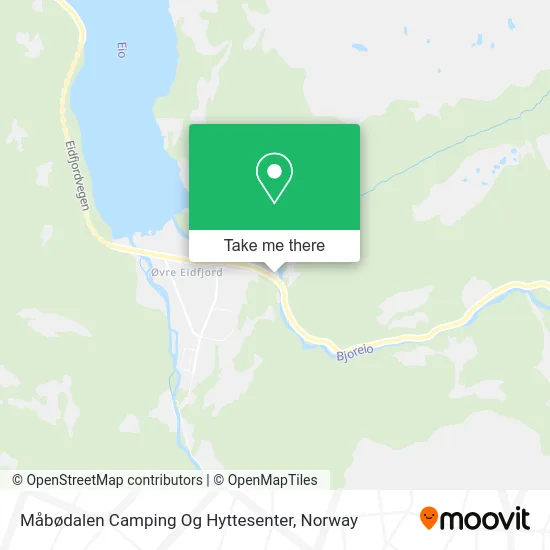 Måbødalen Camping Og Hyttesenter map
