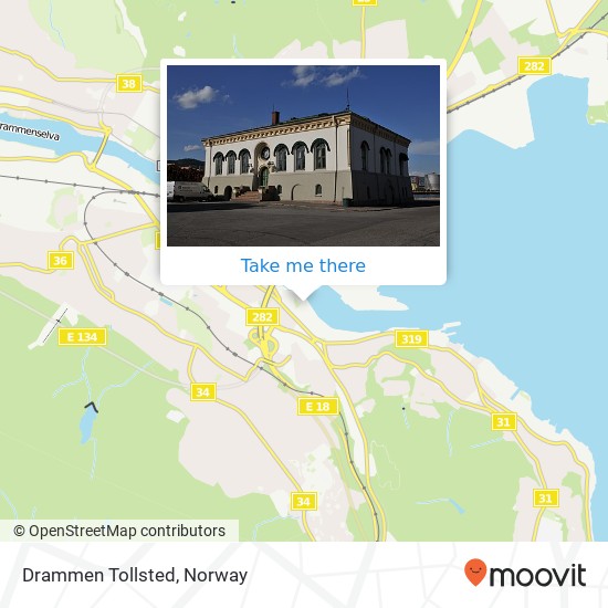 Drammen Tollsted map