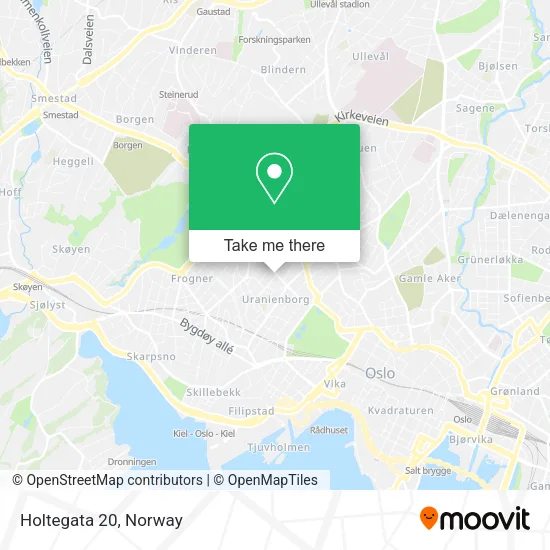 Holtegata 20 map