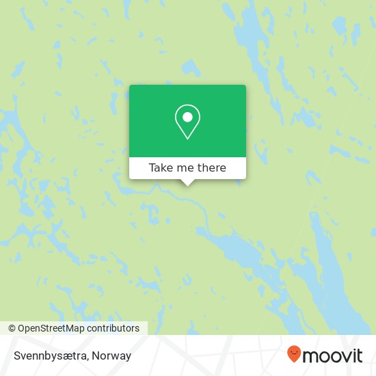 Svennbysætra map