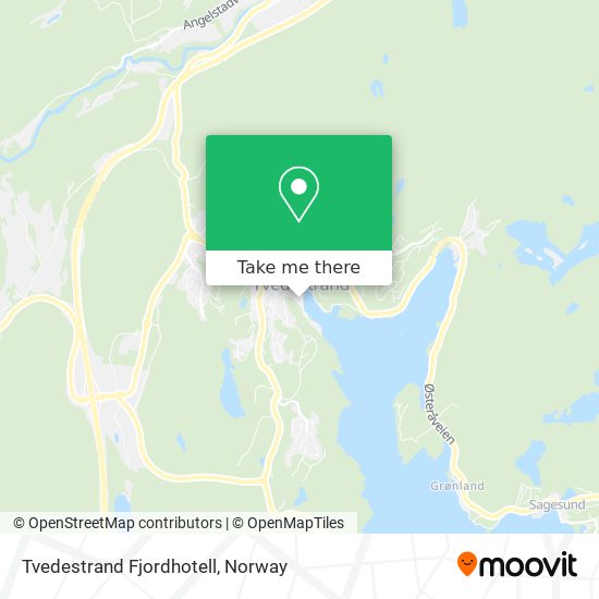 Tvedestrand Fjordhotell map