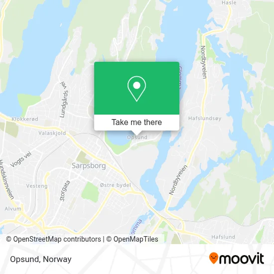 Opsund map