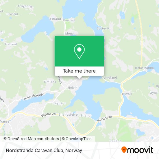 Nordstranda Caravan Club map