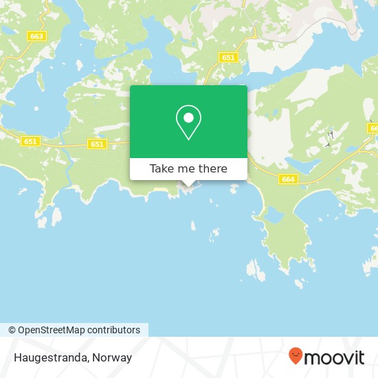 Haugestranda map