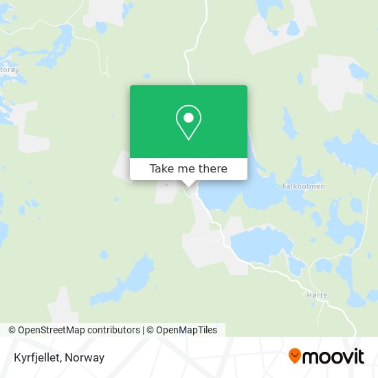 Kyrfjellet map