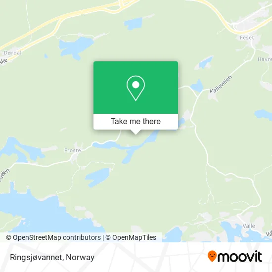 Ringsjøvannet map