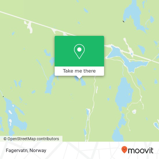 Fagervatn map