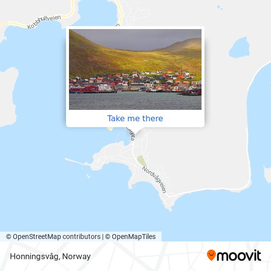 Honningsvåg map