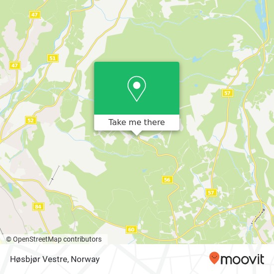 Høsbjør Vestre map