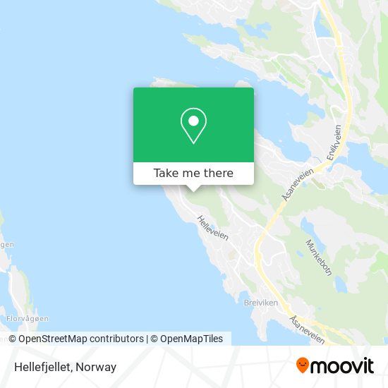 Hellefjellet map