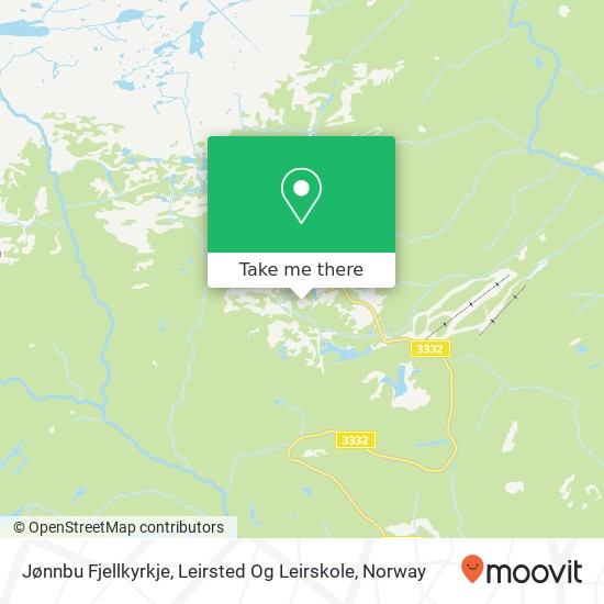Jønnbu Fjellkyrkje, Leirsted Og Leirskole map