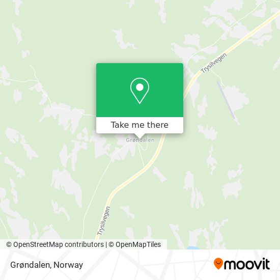 Grøndalen map