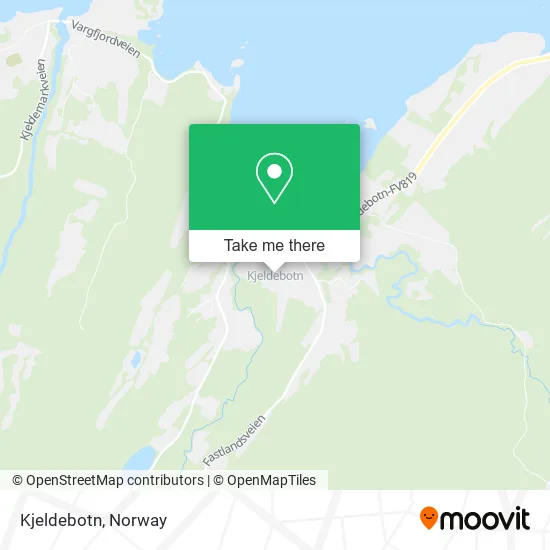 Kjeldebotn map