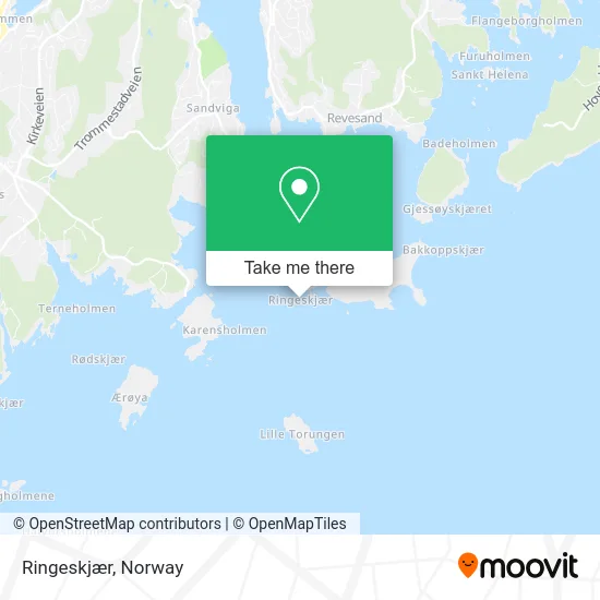 Ringeskjær map