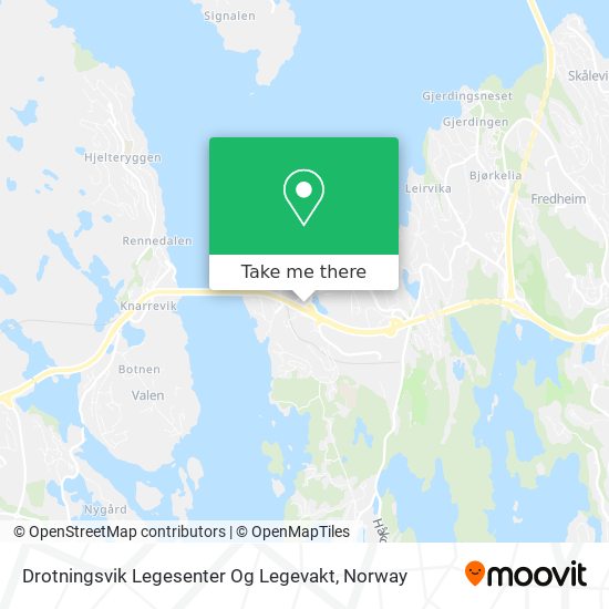 Drotningsvik Legesenter Og Legevakt map