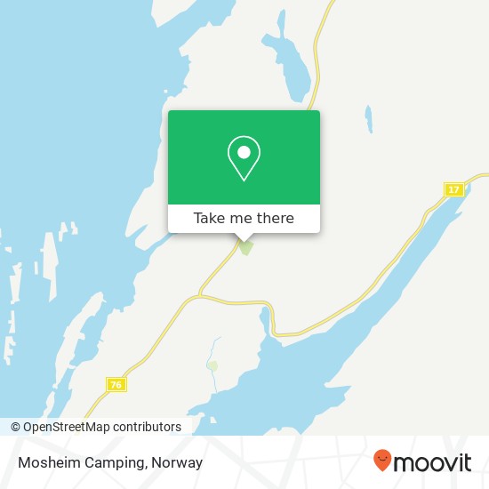 Mosheim Camping map