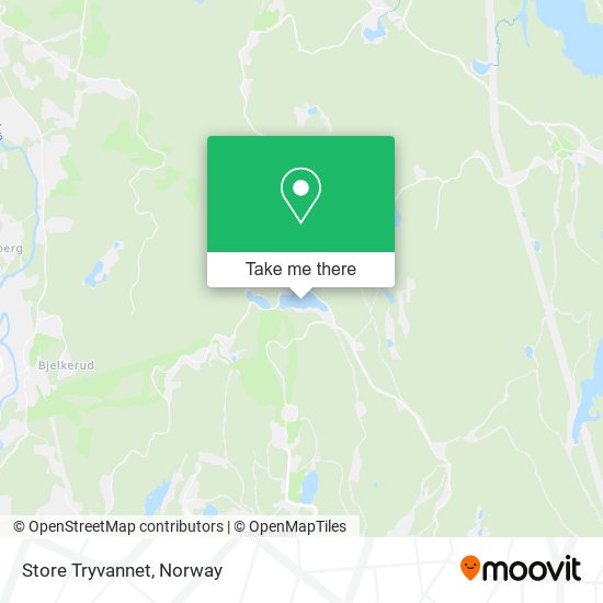 Store Tryvannet map