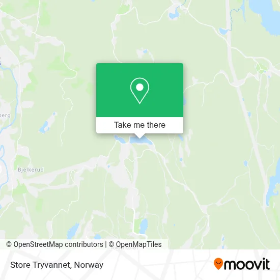 Store Tryvannet map