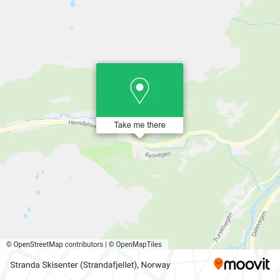 Stranda Skisenter (Strandafjellet) map