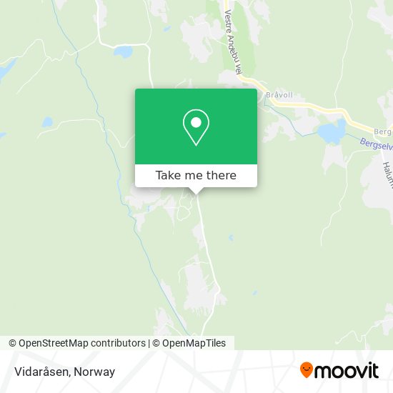 Vidaråsen map