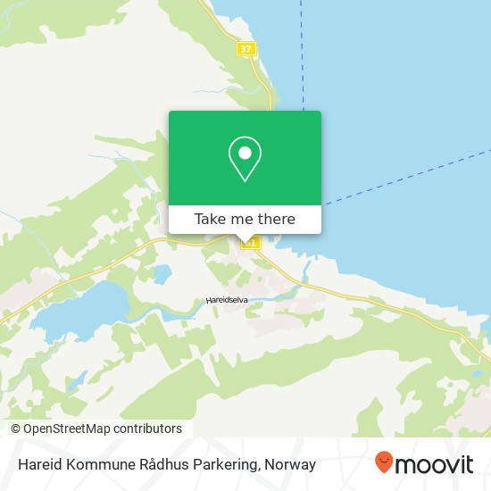 Hareid Kommune Rådhus Parkering map