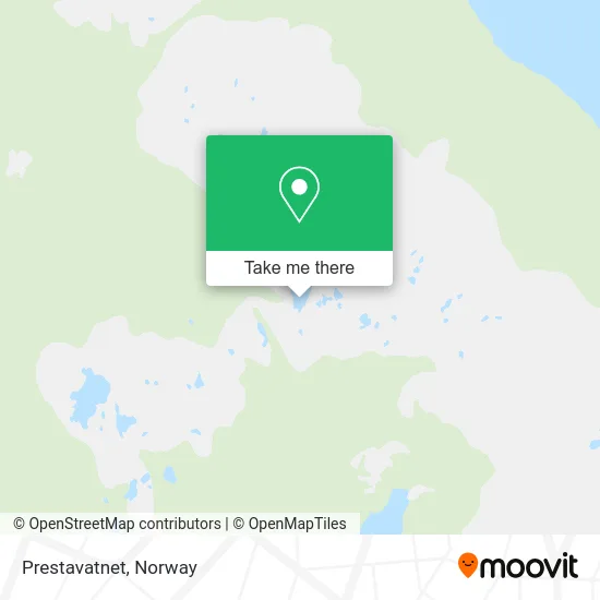 Prestavatnet map