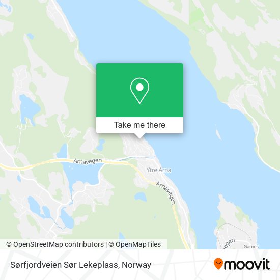 Sørfjordveien Sør Lekeplass map
