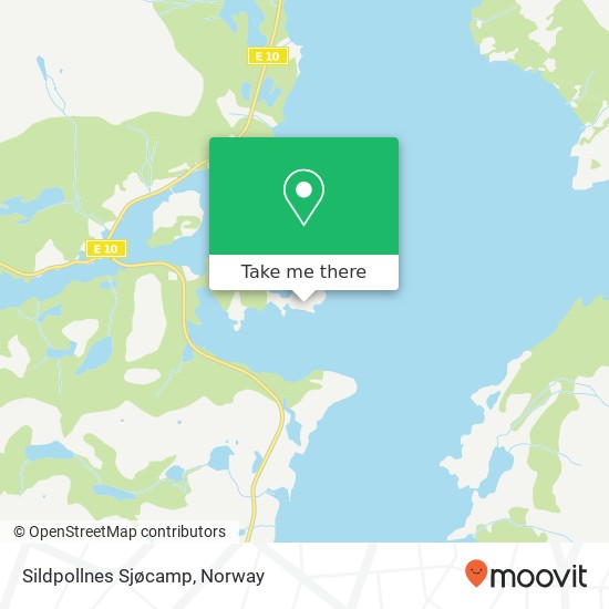 Sildpollnes Sjøcamp map