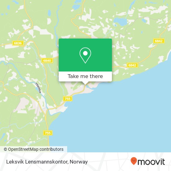 Leksvik Lensmannskontor map