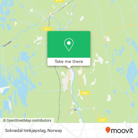 Soknedal Innkjøpslag map