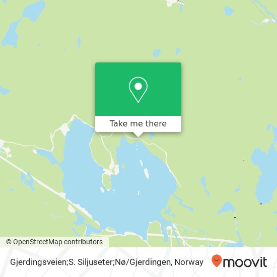 Gjerdingsveien;S. Siljuseter;Nø / Gjerdingen map