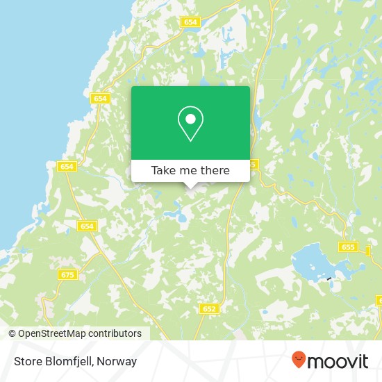 Store Blomfjell map