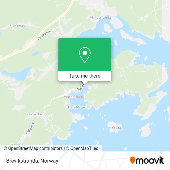 Brevikstranda map
