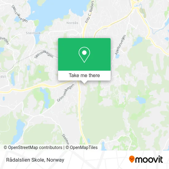 Rådalslien Skole map