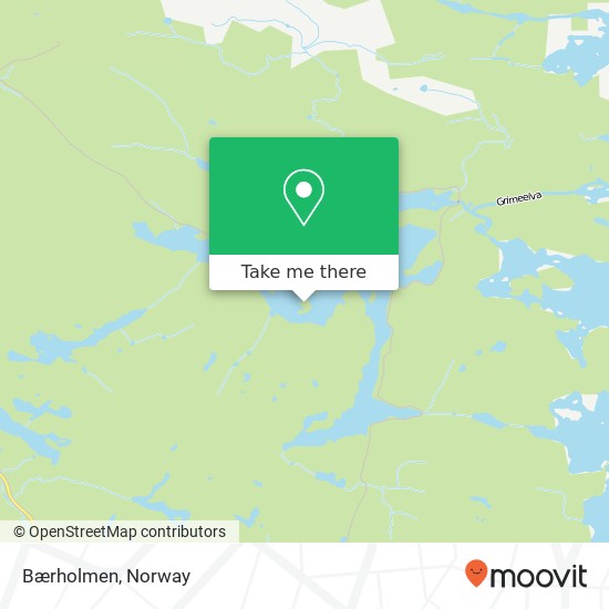 Bærholmen map