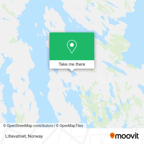 Litlevatnet map