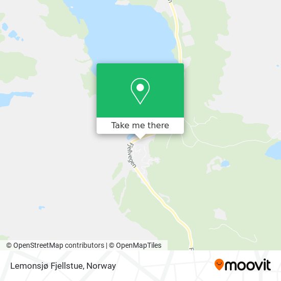 Lemonsjø Fjellstue map